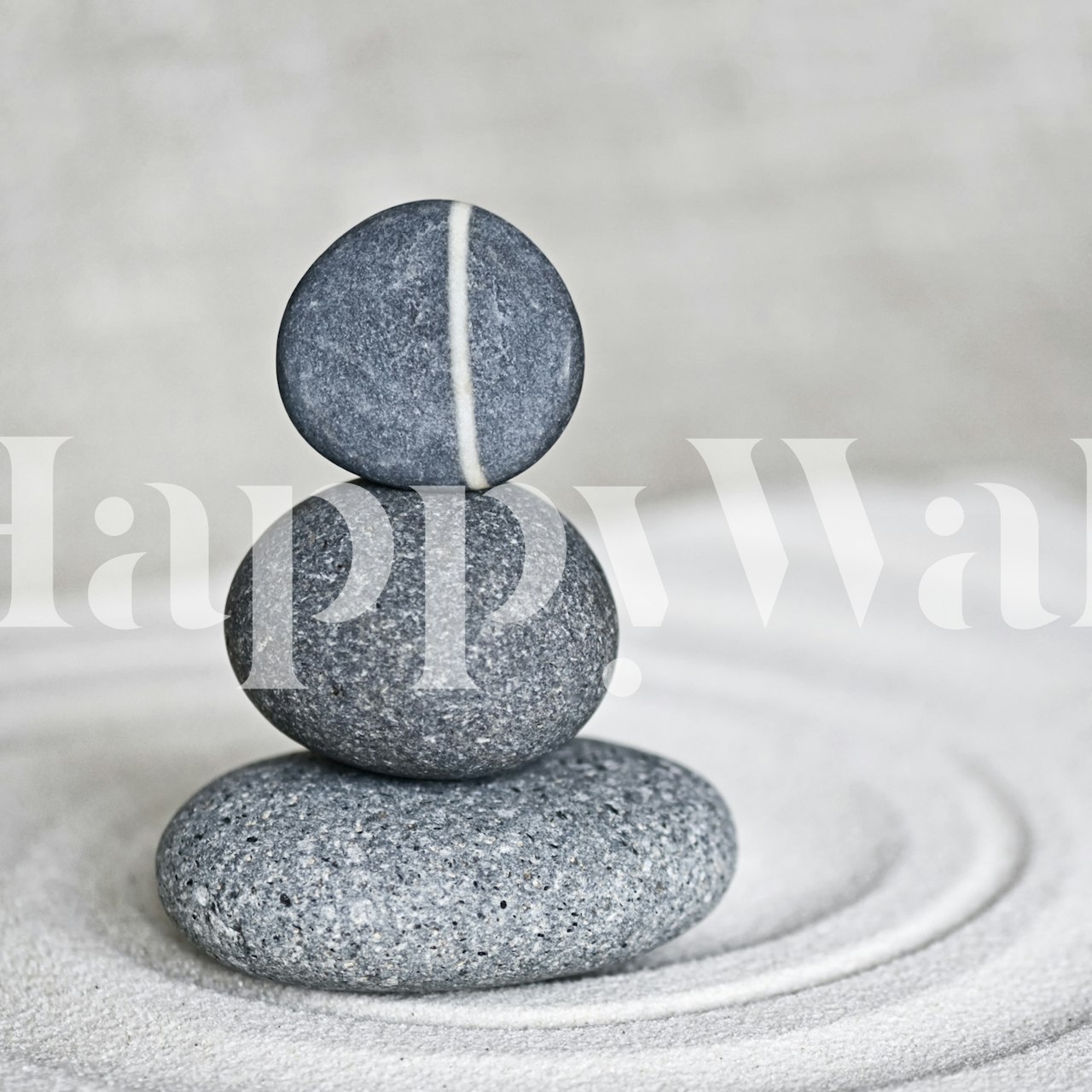 Balanced Stone Zen Style w aranżacji pokoju