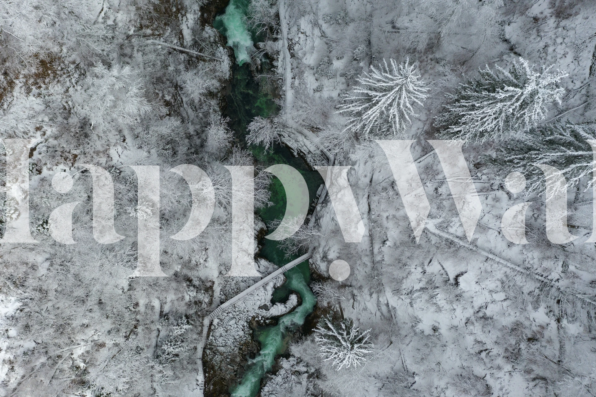 Tapeta Blejski Vintgar v pokoji