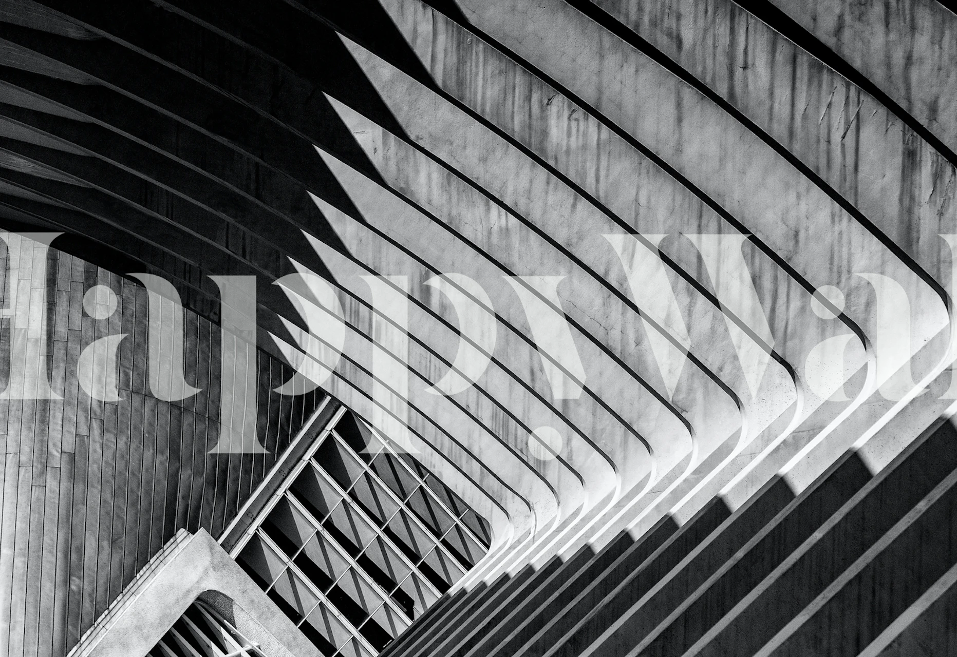 Solitary Confinement papel de parede em um quarto moderno