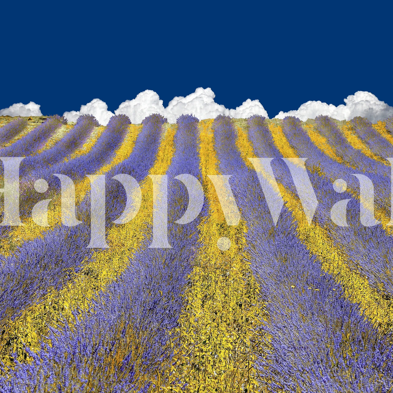 Lavender Heaven wallpaper in a room