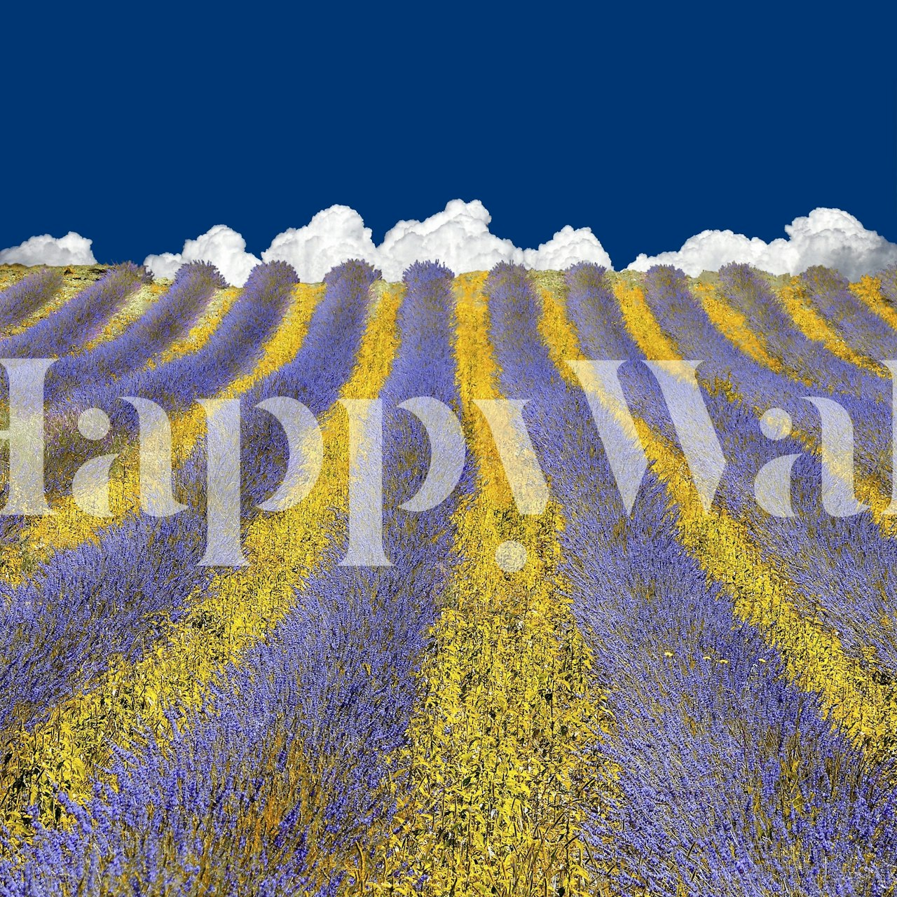 Lavender Heaven wallpaper in a room