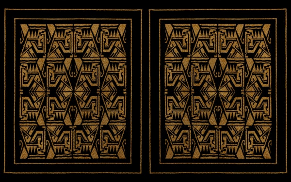 Vintage Art Deco Wall Tapestry