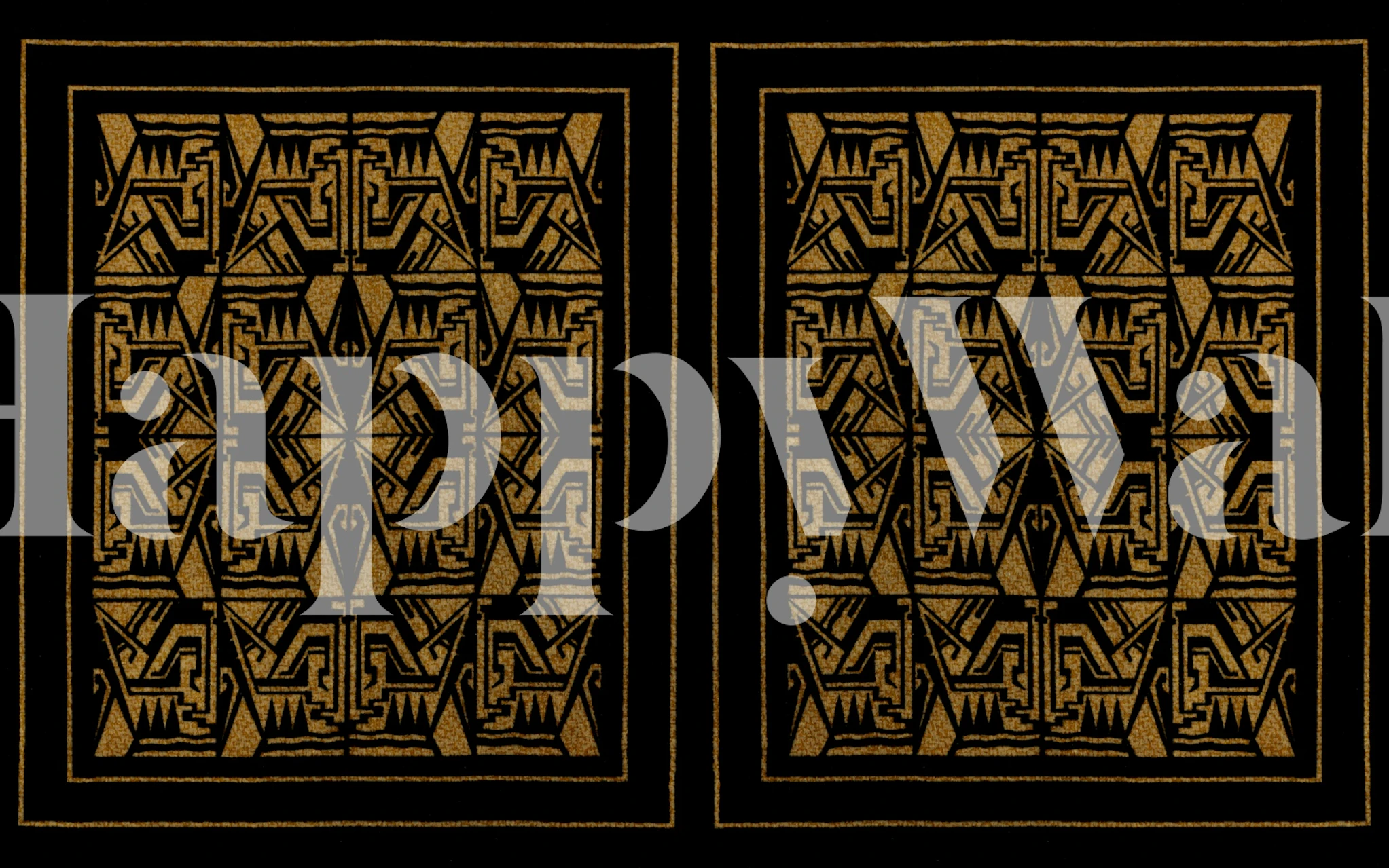 Art Deco Wandmural Tapetdesign