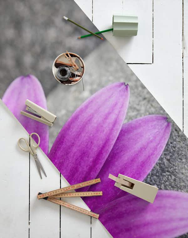 Pink Daisy And Pebble tapet roll