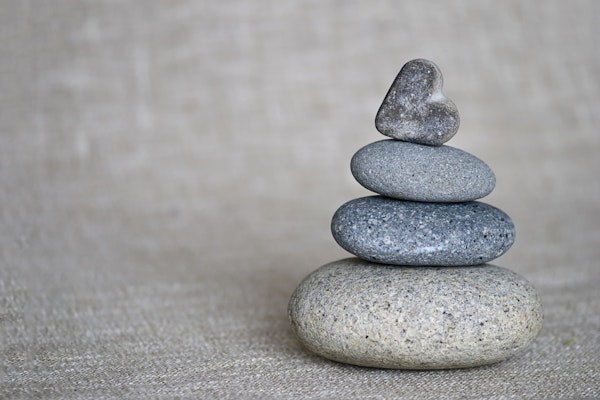 Stone Cairn With Heart