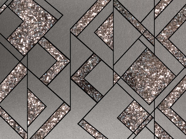 Art Deco Geo Glitter Glam 1