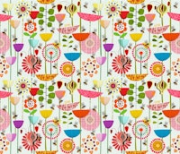 Where the Bees fly (white) tapete