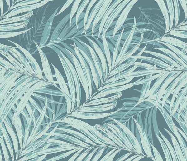 Palm Leaves Jumbo (turquoise)