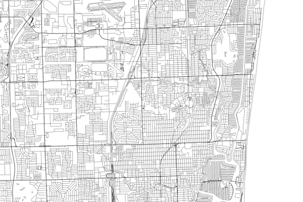 Fort Lauderdale Map