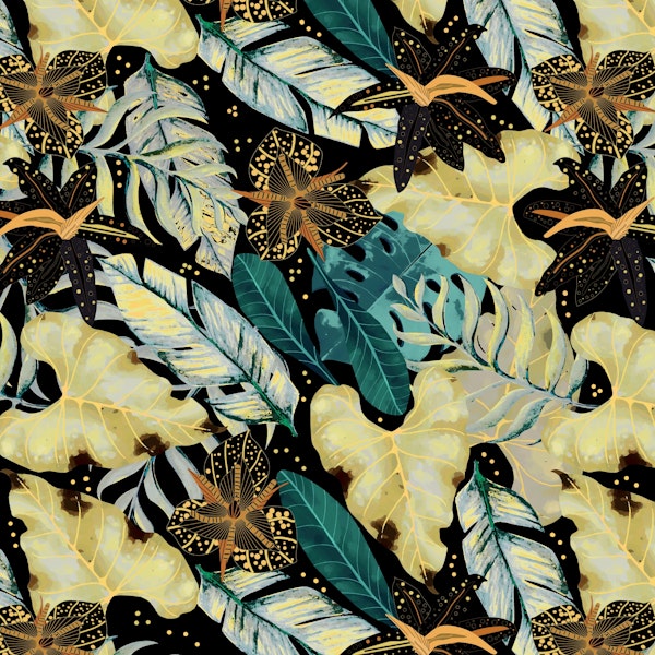 Abstract Aloha Jungle