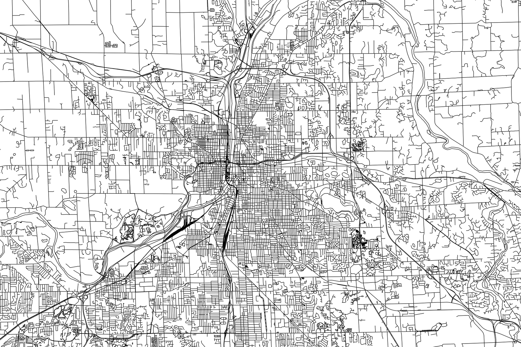 Grand Rapids Map Display 