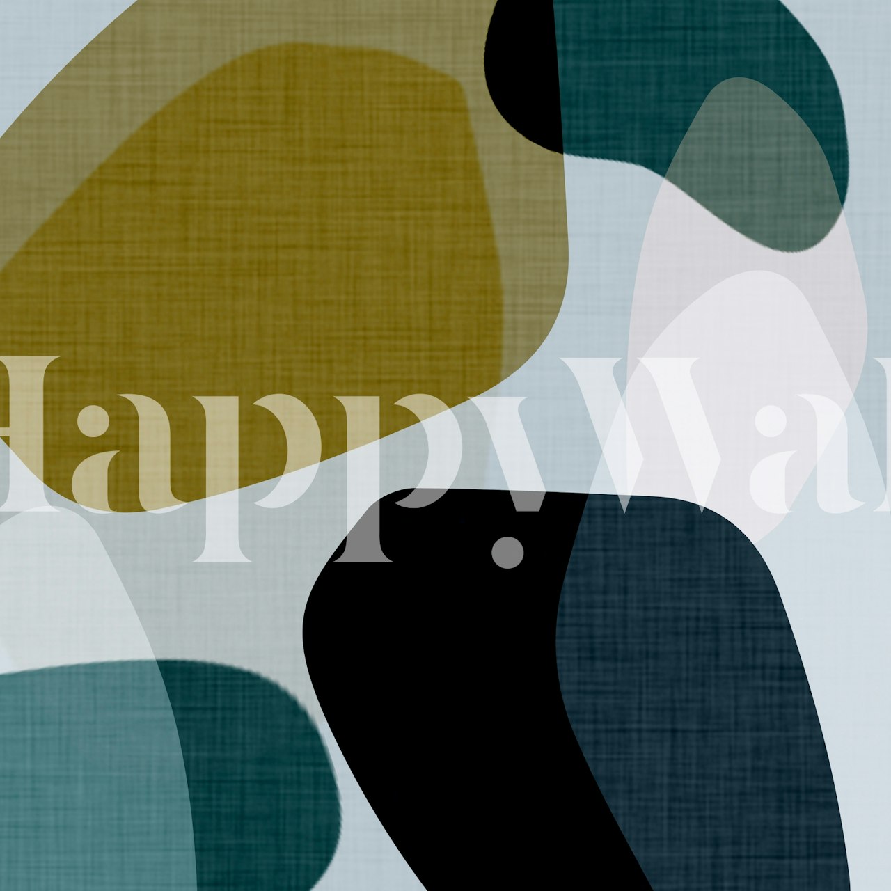 Abstract Terrain river tapet i ett rum