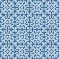 Denim Blue Damask wallpaper