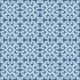 Denim Blue Damask