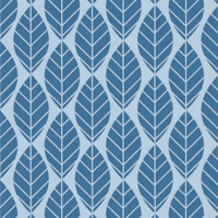 Baby Blue Leaves Pattern tapeta
