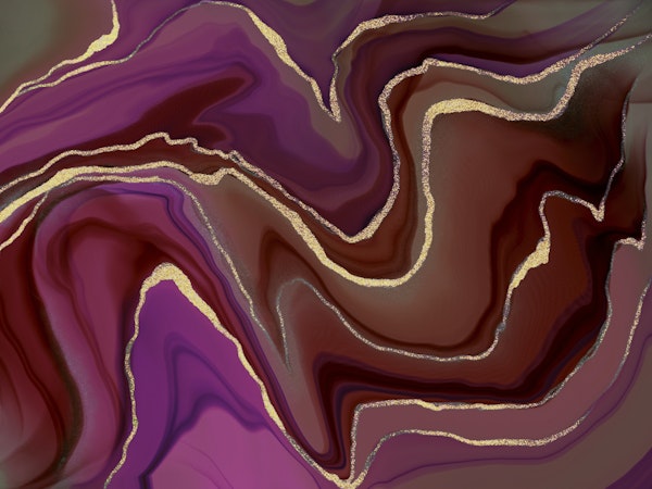 Faux Marble Red Pink Ombre