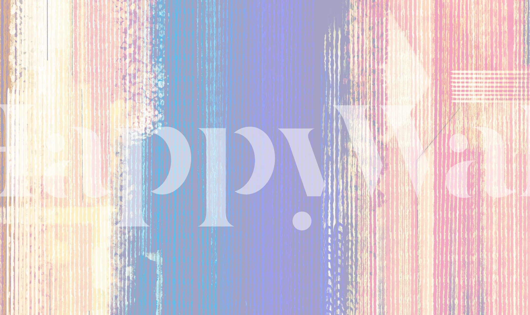 Papel pintado Trendy Muted Abstract Texture en una habitación