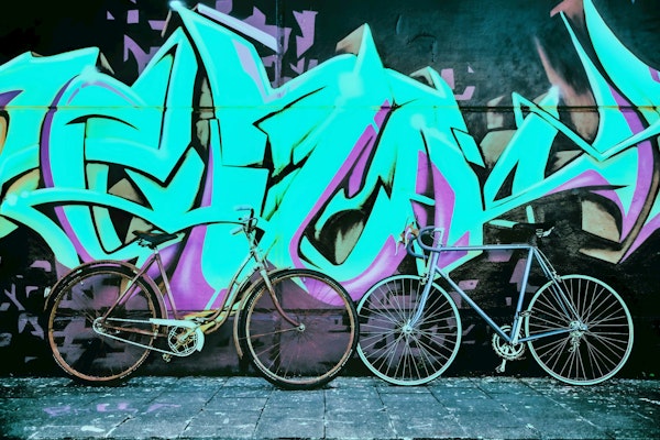 Bright Urban Graffiti Art