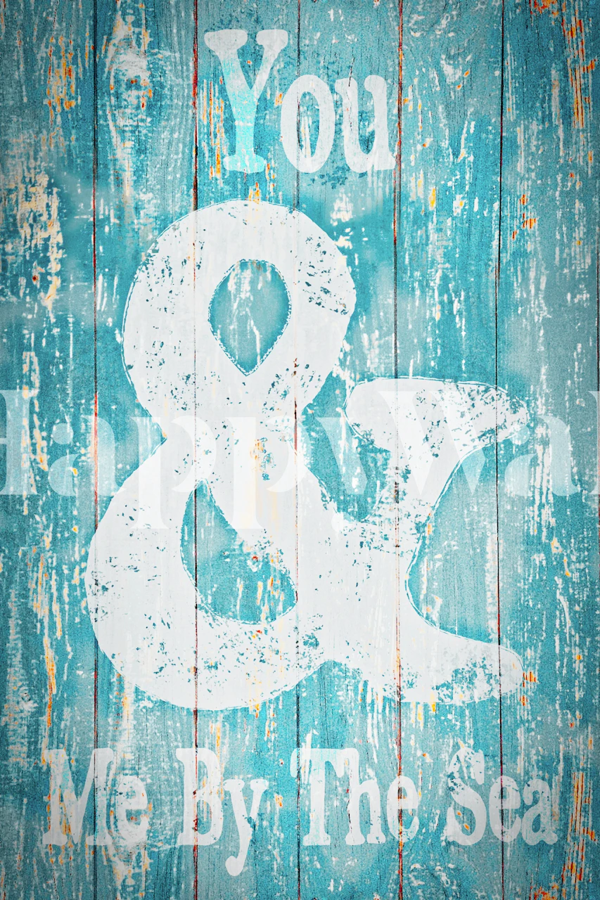 By the sea wallpaper in a cozy room