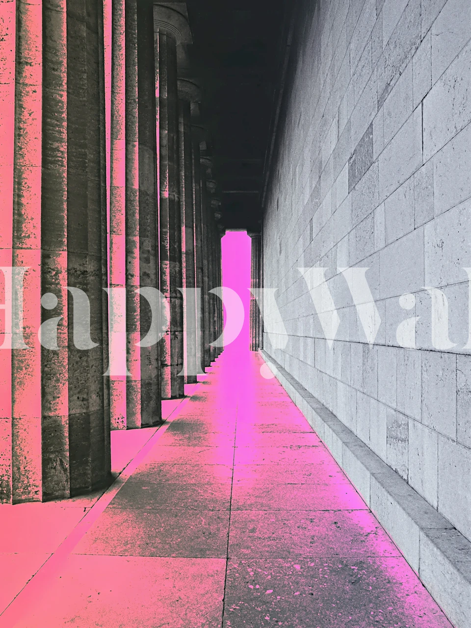 Bright Neon Pop Art Classic tapeta u sobi