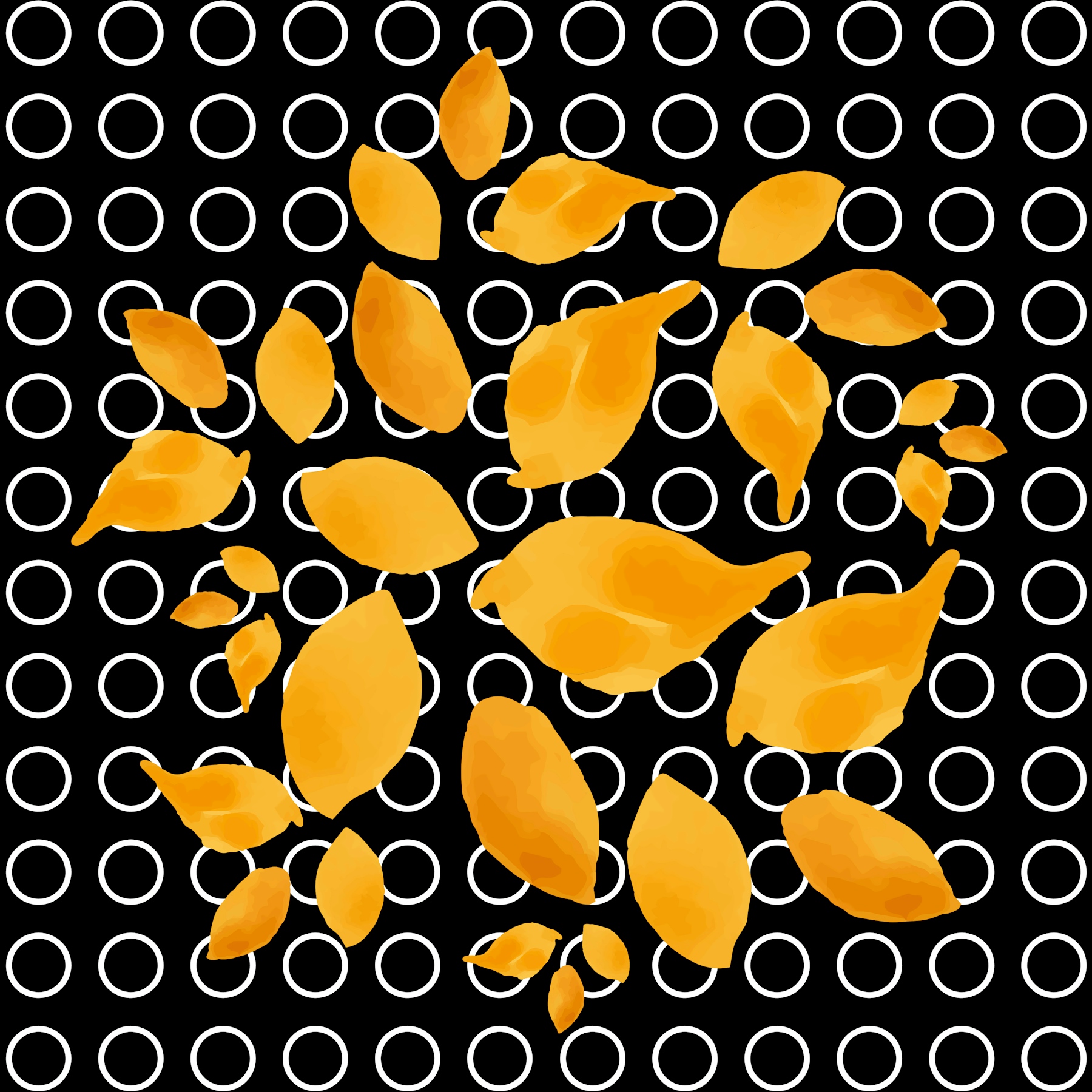 Golden Leaves wallpaper - Happywall