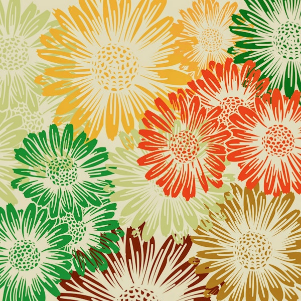 Vintage Summer Flowers