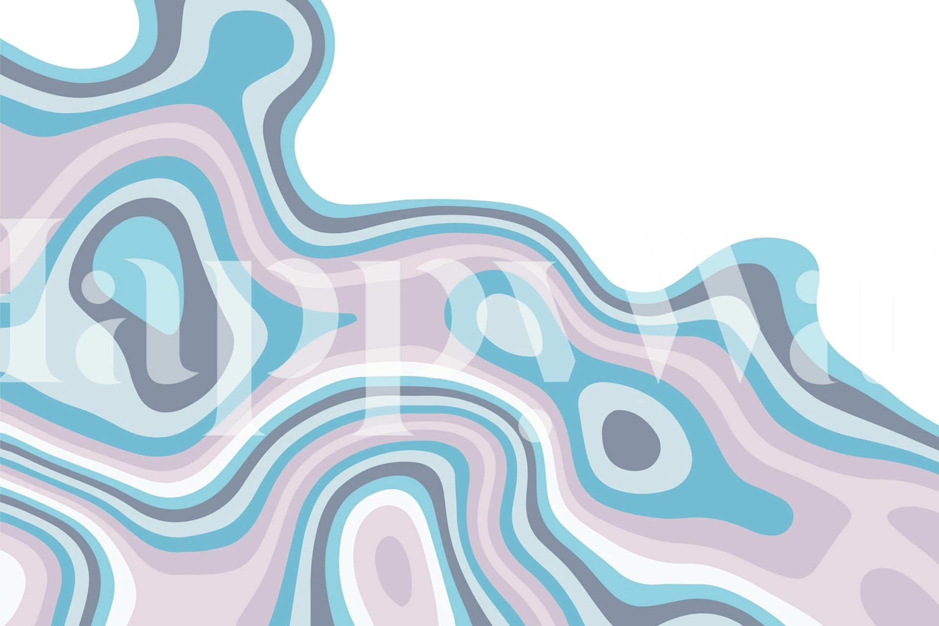 Tapeta Abstract Organic II v moderním interiéru