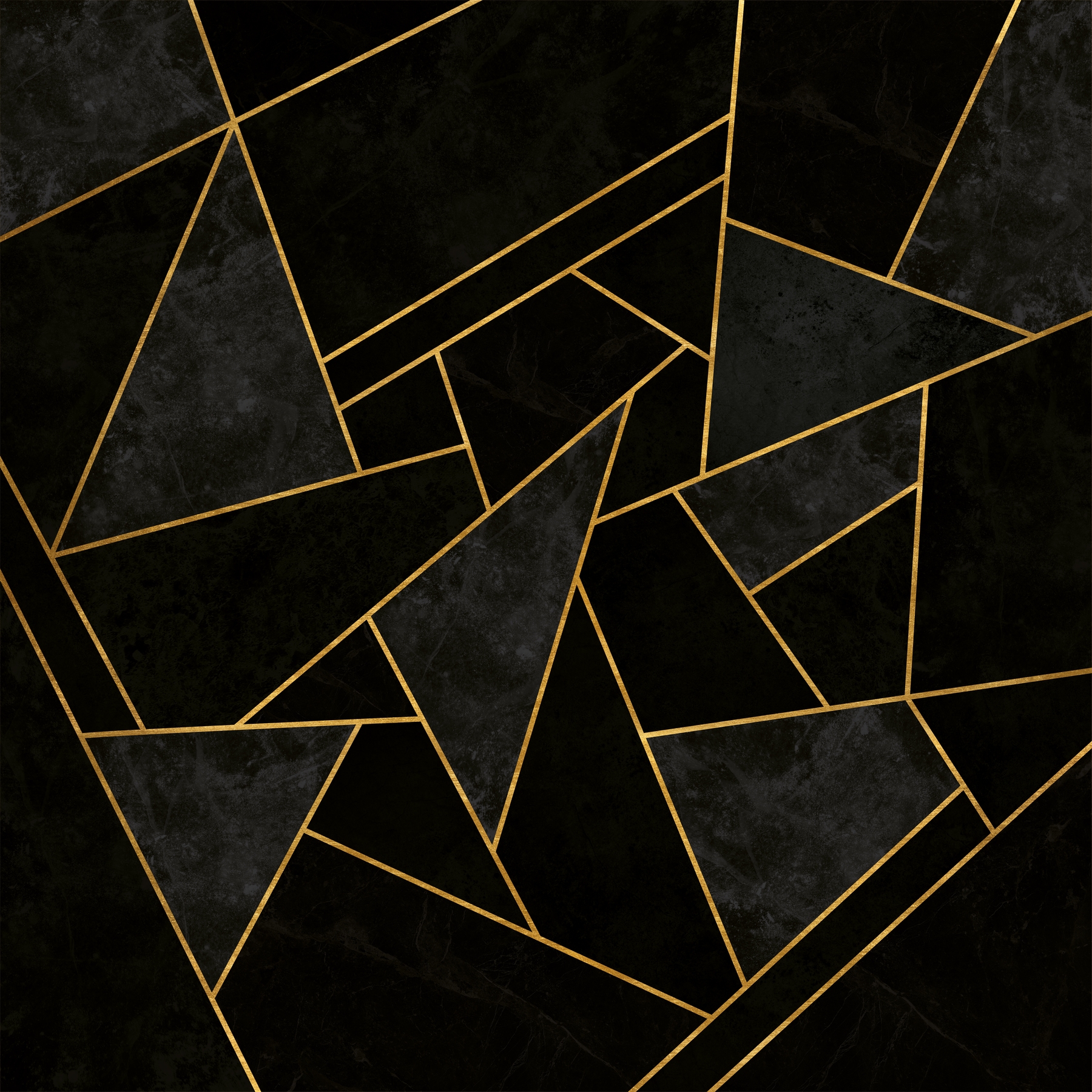 Cracked Night Black Mosaic Wallpaper Buy Now on Happywall