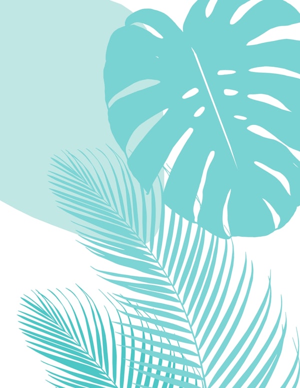 Minimal Monstera Palm 10