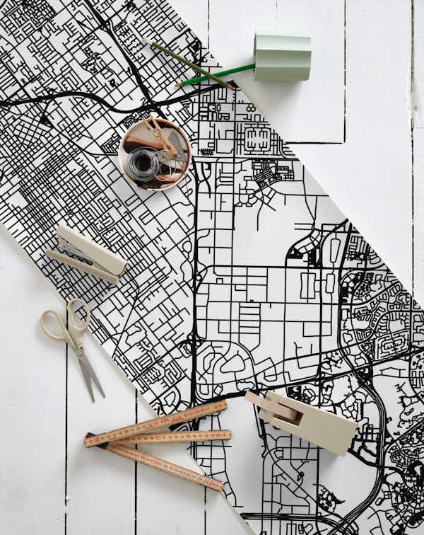 Buy Orange County Map wallpaper Free shipping