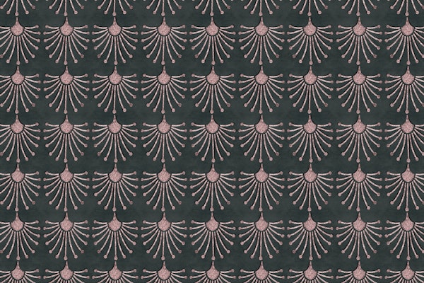 Art Deco Rose Gold Emerald