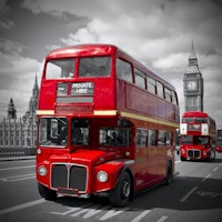 LONDON Red Buses tapeta
