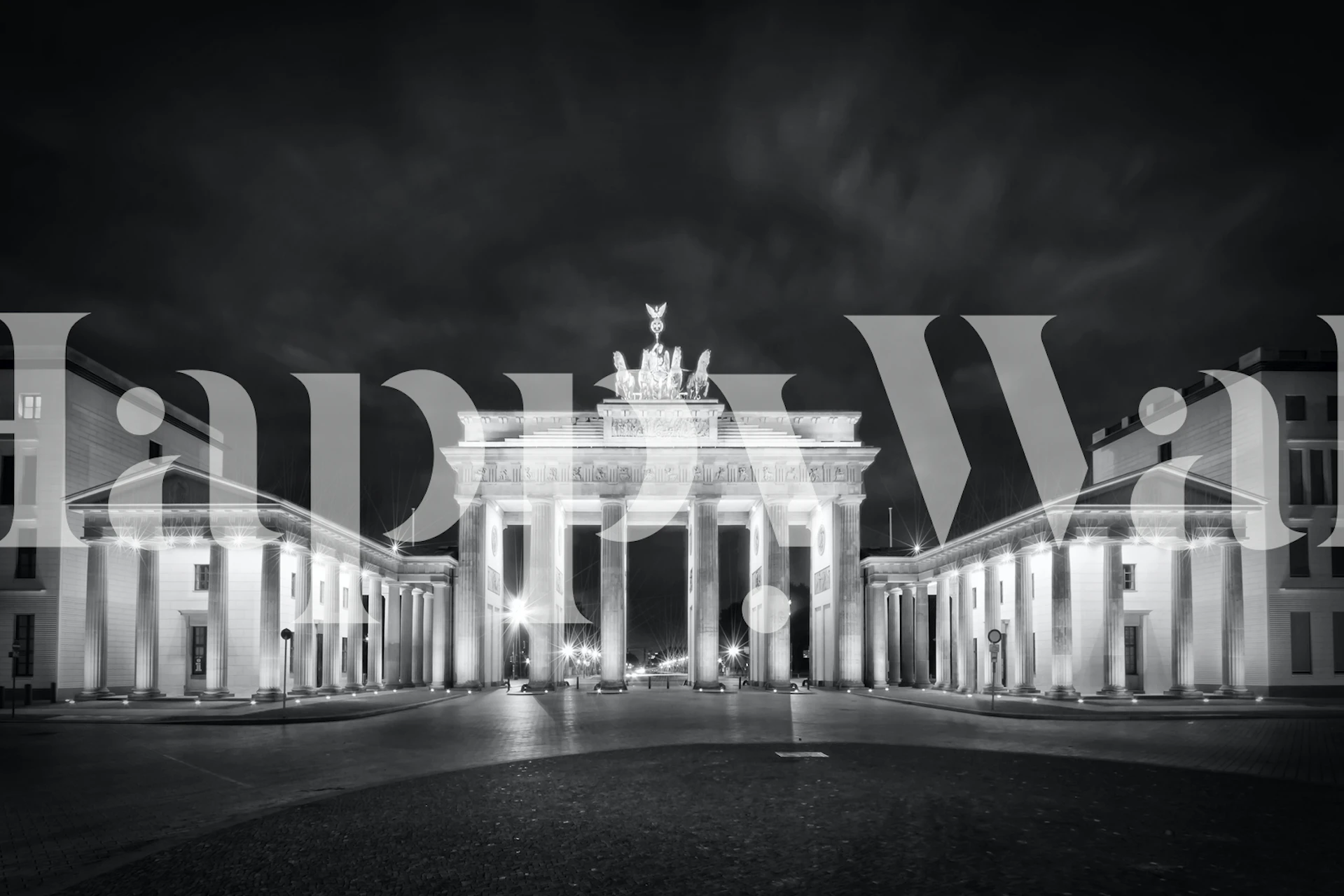 Brandenburg Gate Berlin wallpaper in a room