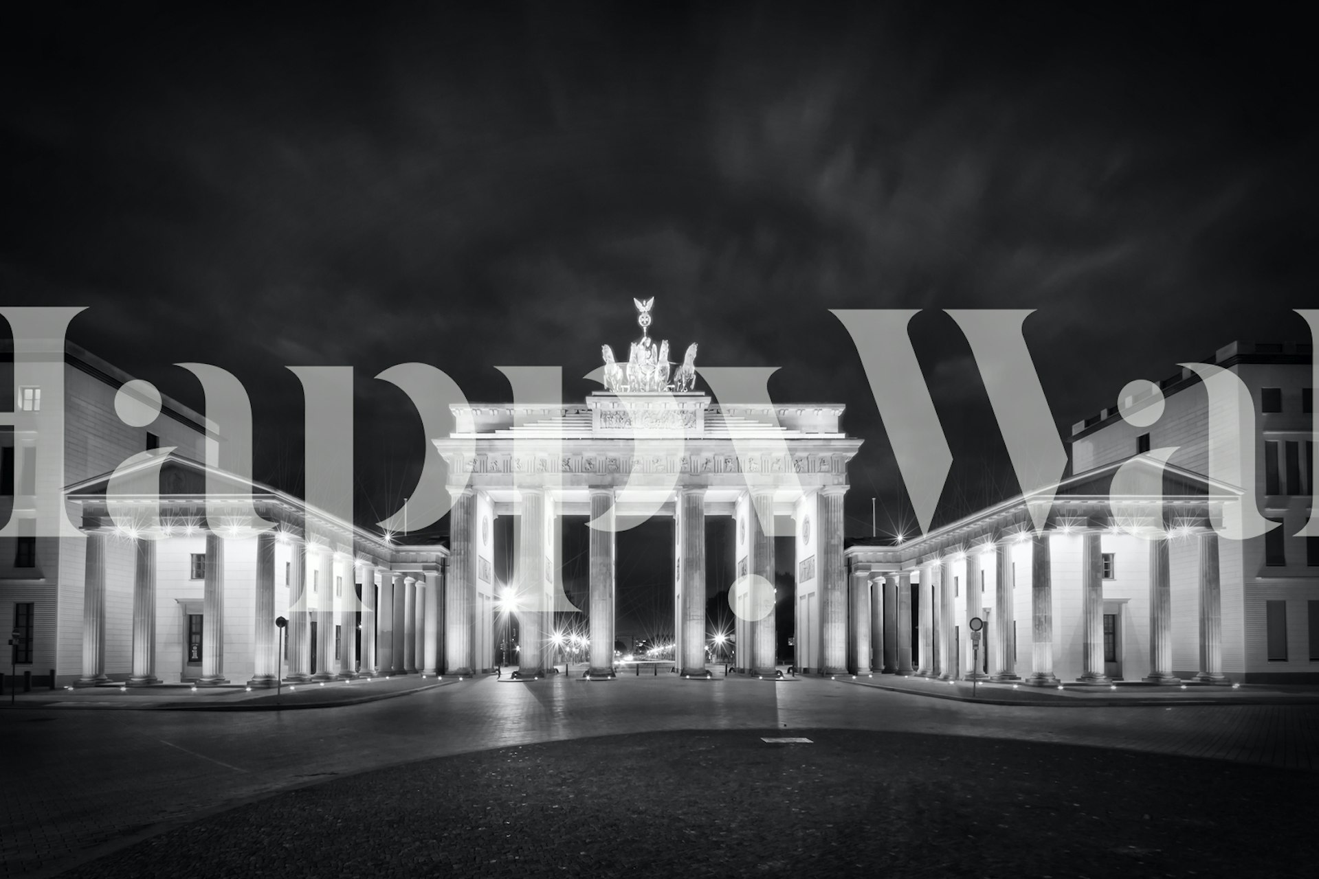Brandenburg Gate Berlin wallpaper in a room
