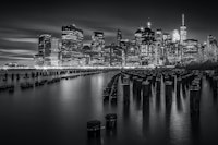 Monochrome Manhattan Skyline carta da parati