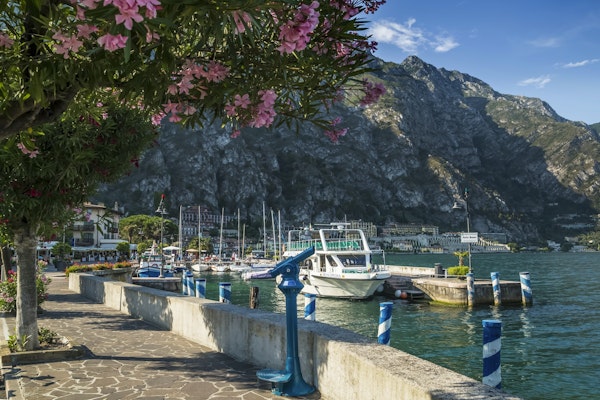 Harbour in Limone sul Garda