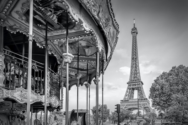 Typical Paris monochrome