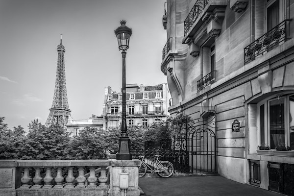 Monochrome Parisian Charm