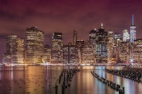 NYC Nightly Impressions tapet
