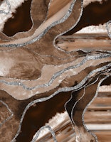 Brown Marble Agate Silver 1 ταπετσαρία