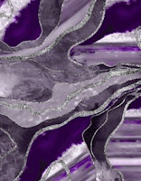 Violet Marble Agate Silver 1 ταπετσαρία