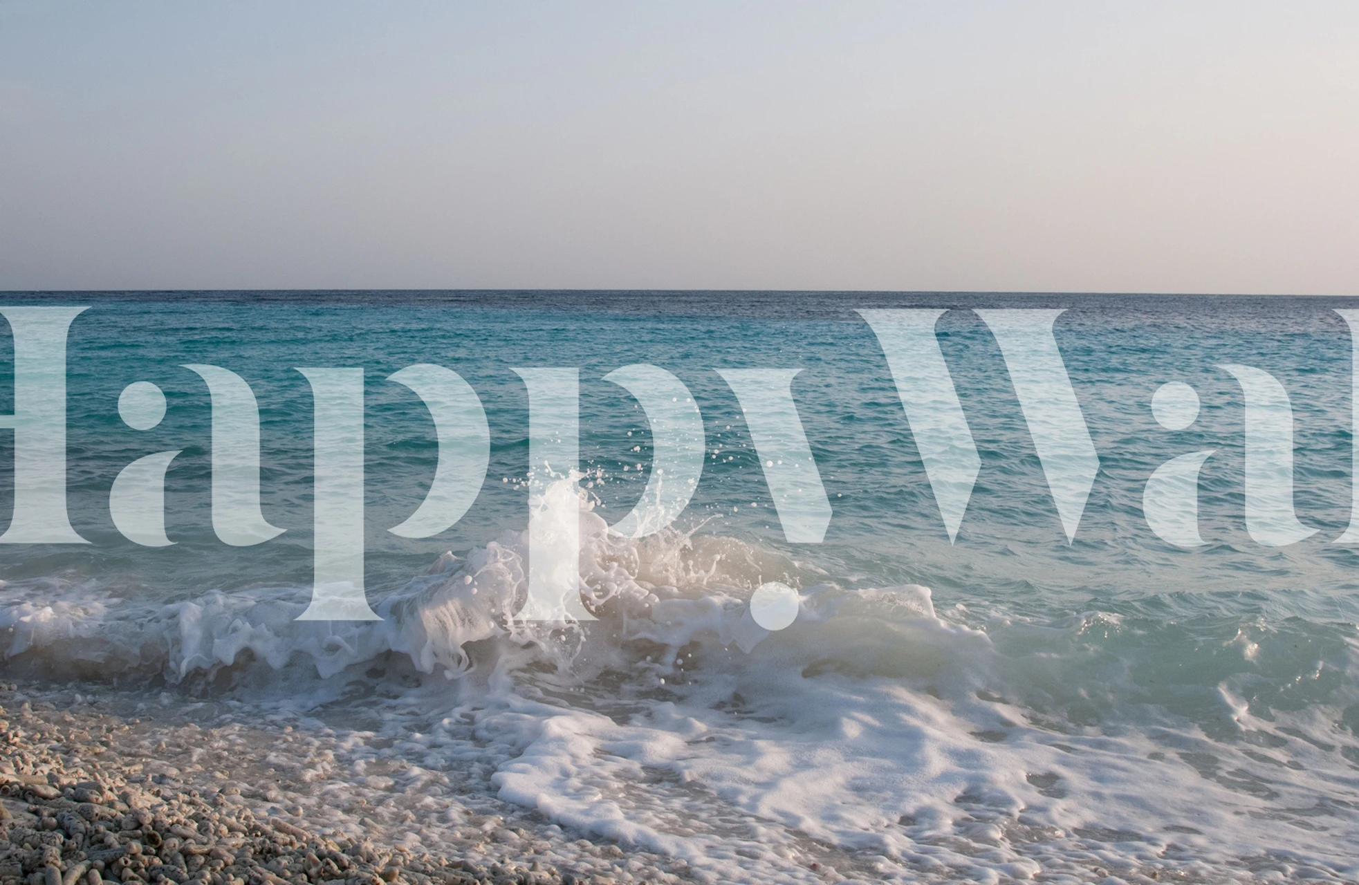 Caribbean Ocean Waves Dream 1 tapeta w pokoju