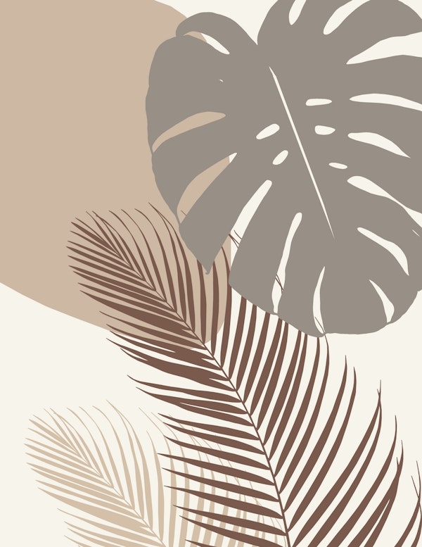 Minimal Monstera Palm 11