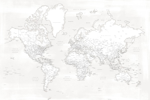Detailed world map Maeli W
