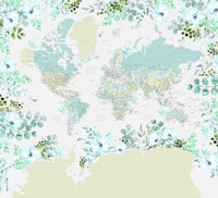World map Marie Antarctica tapety