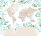World map Leanne Antarctica