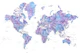 Detailed world map Raul