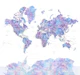 World map Raul Antarctica