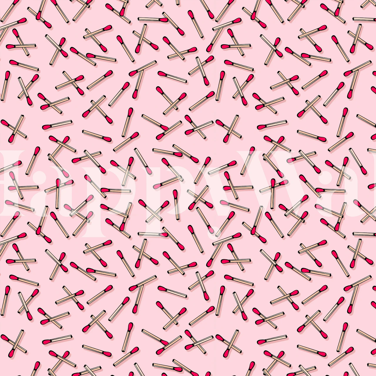 Matches wallpaper design in a room