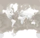 World map Orien Antarctica